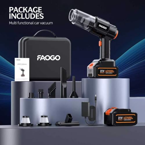 50000Pa Six-in-One Handheld Car Vacuum
