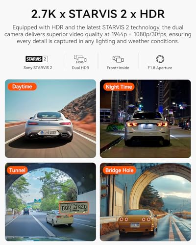 N2X Dual Dash Cam and Hardwire Kit Bundle