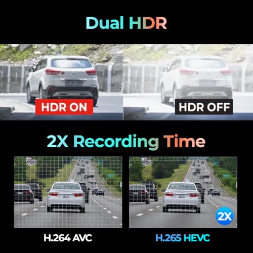 U3000 Pro Dash Cam System Range