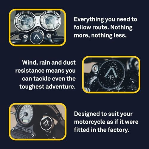 Motorcycle GPS Navigation Display