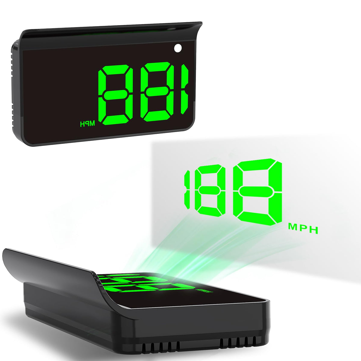 USB GPS and BDS Speedometer HUD