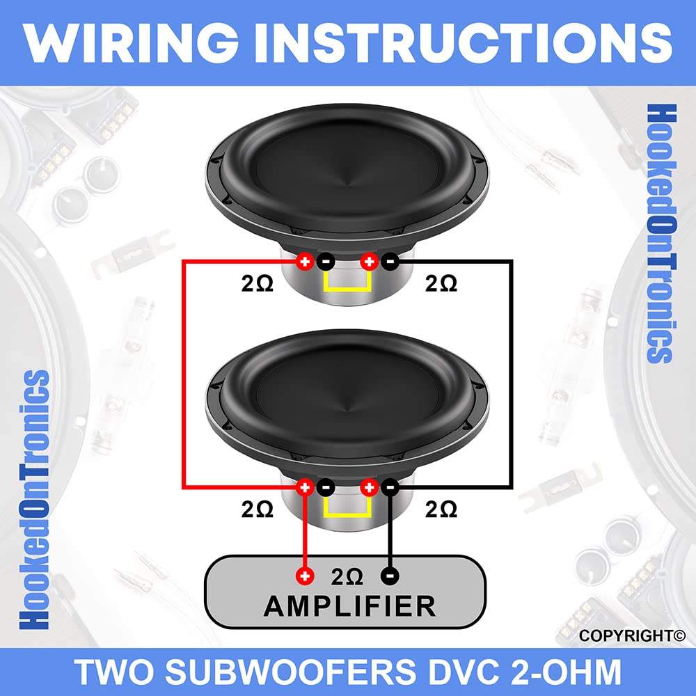 Dual 12-Inch Subwoofers and Amplifier Kit