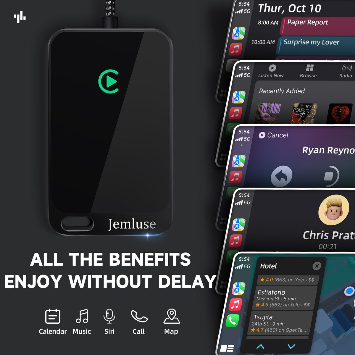 Multi-User Wireless CarPlay Adapter