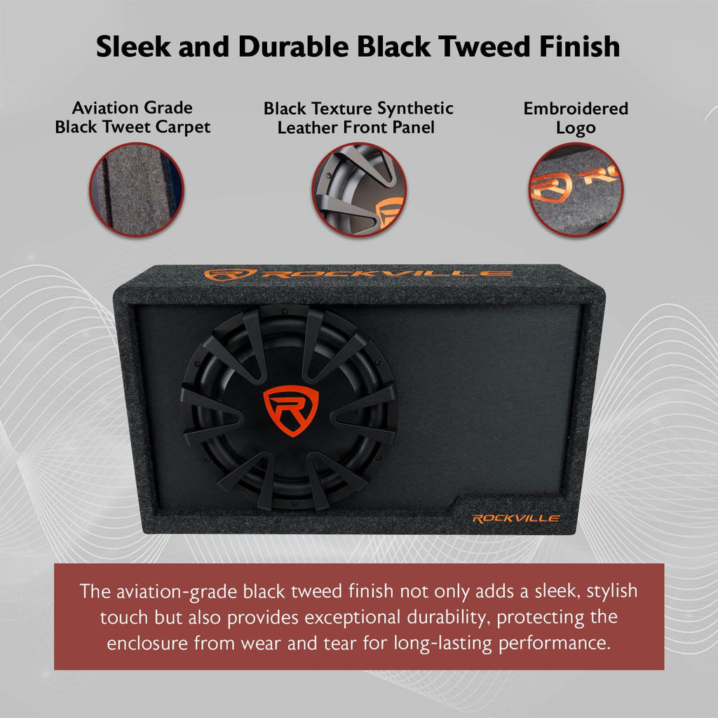 12-Inch Slim Powered Car Subwoofer