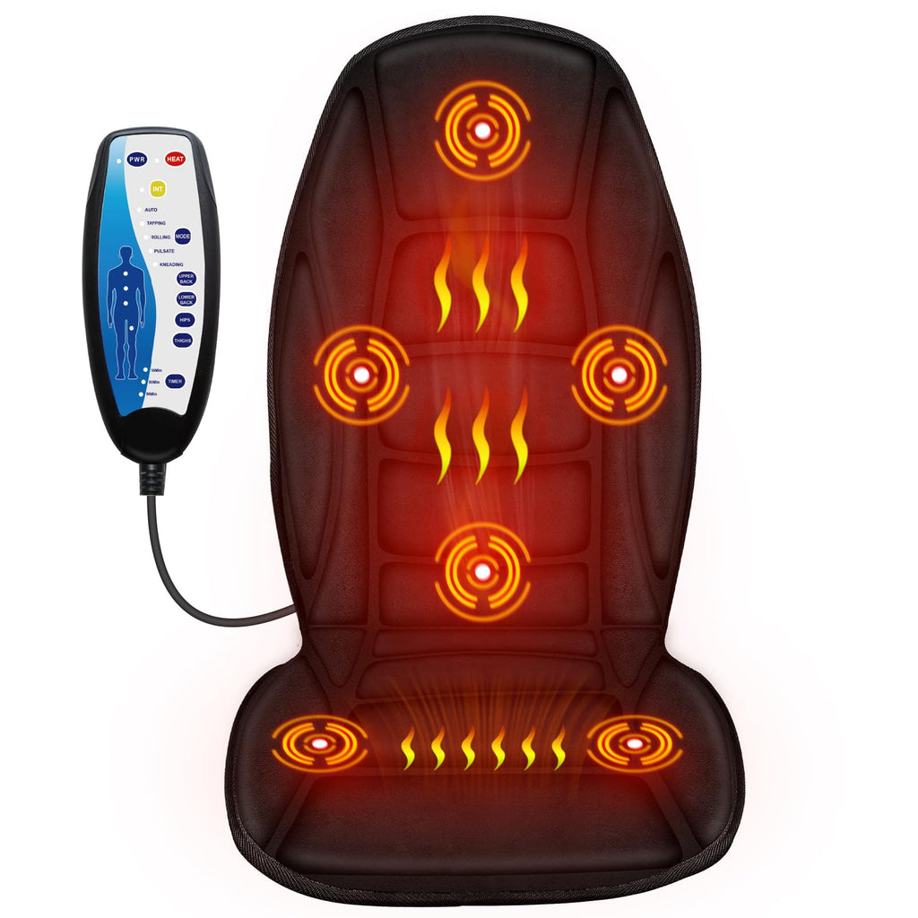 Heated Back Massage Seat Cushion