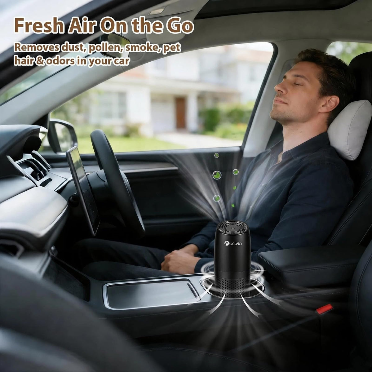 Three-Speed Mini Car Air Purifier