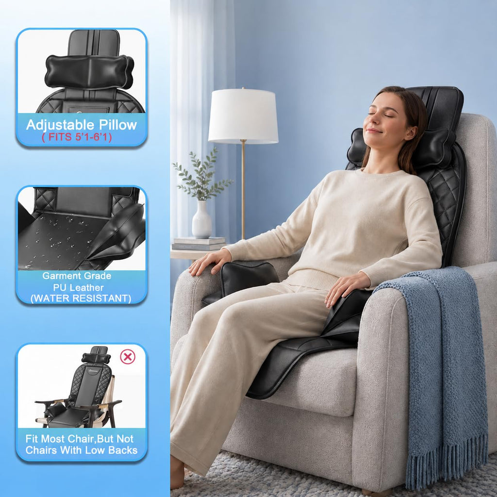 Shiatsu Back Massage Seat Cushion