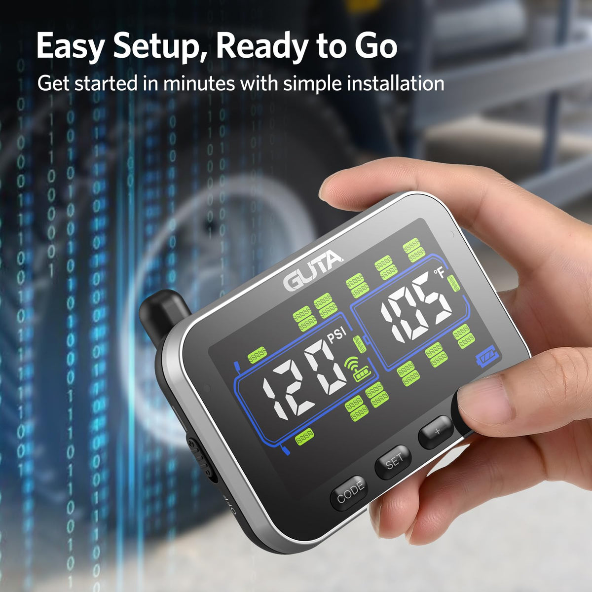 Extended-Range Multi-Tire TPMS