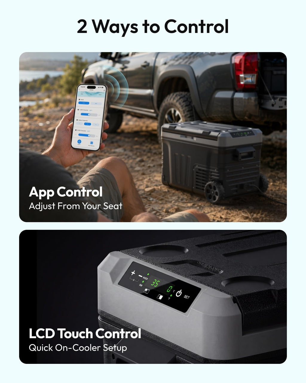 12V Portable Refrigerator and Freezer