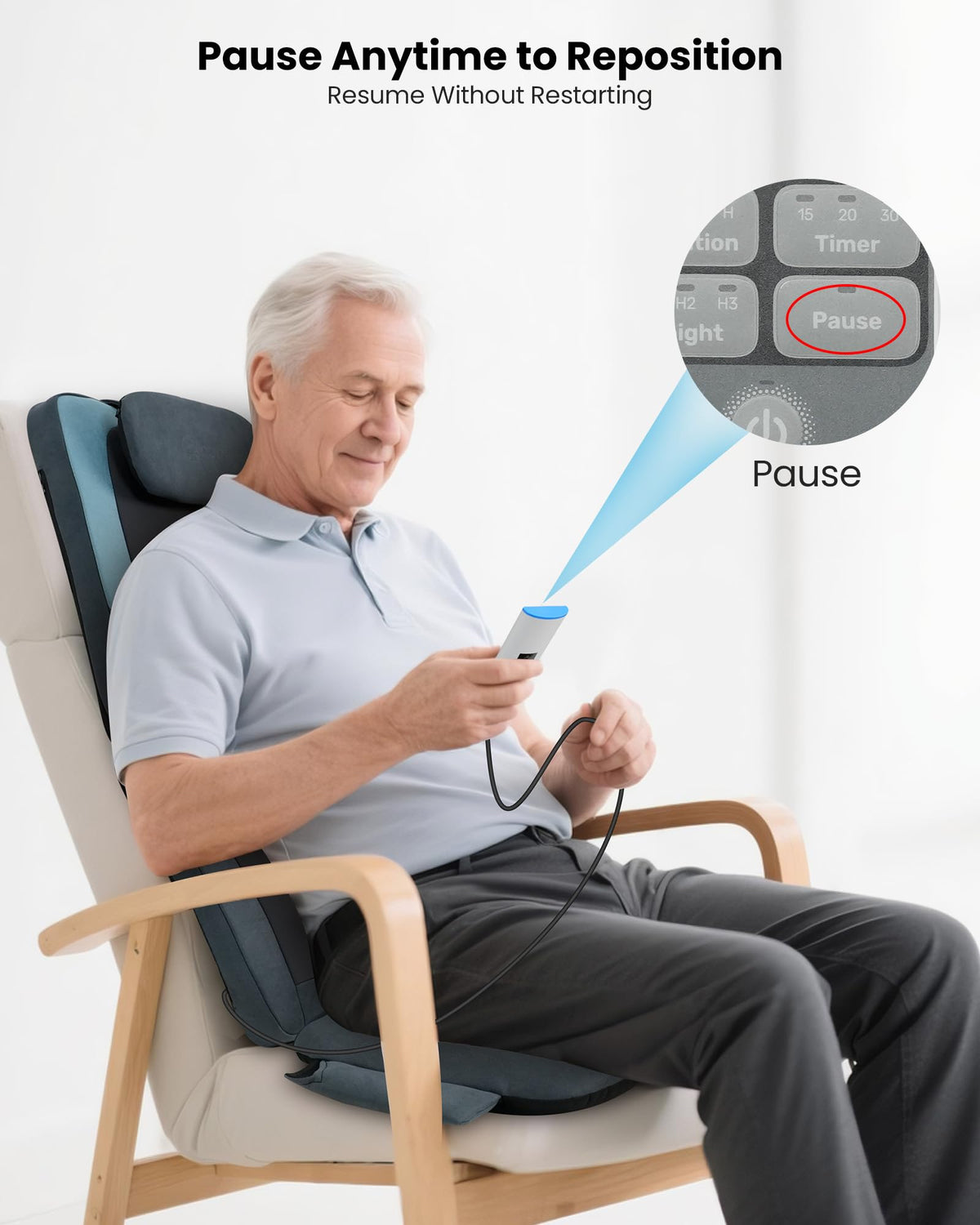 Heated Kneading Massage Chair Pad