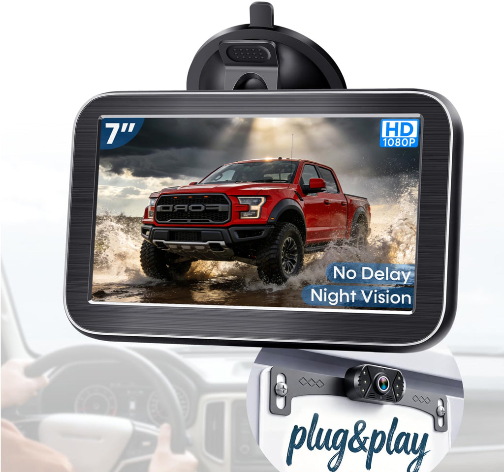 1080P Wired Backup Camera and Monitor Kit