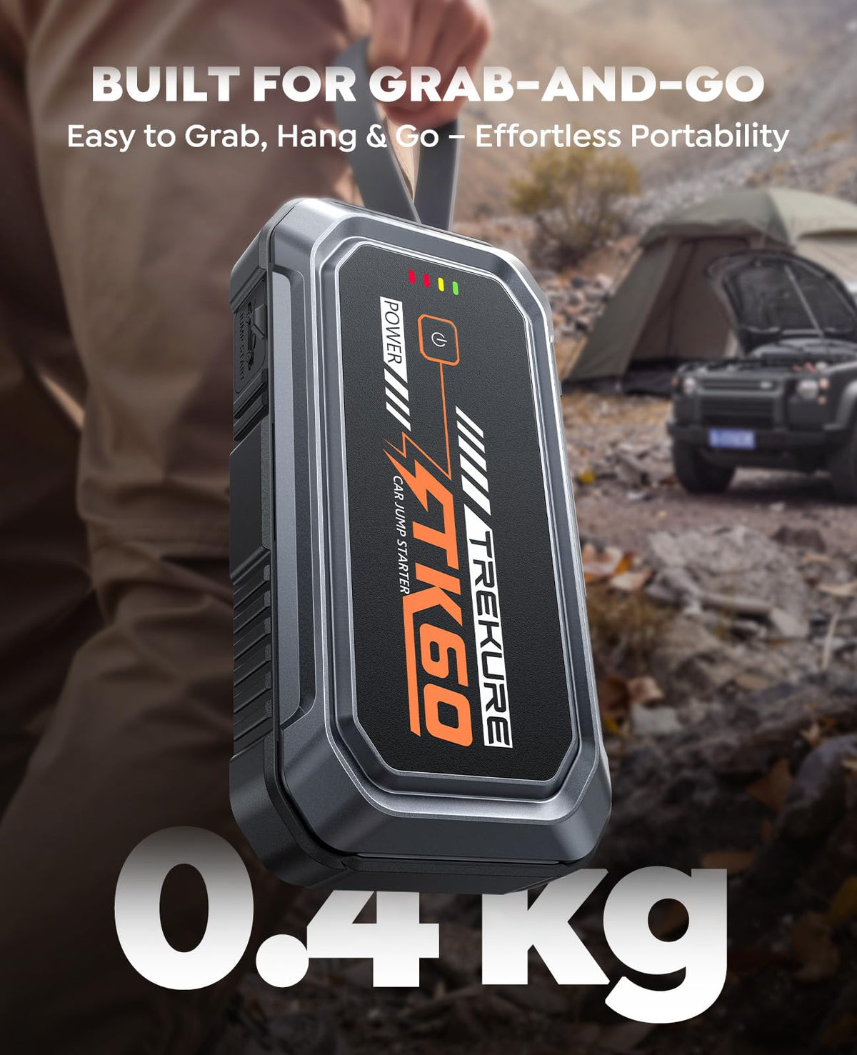 Portable Car Battery Jump Starter