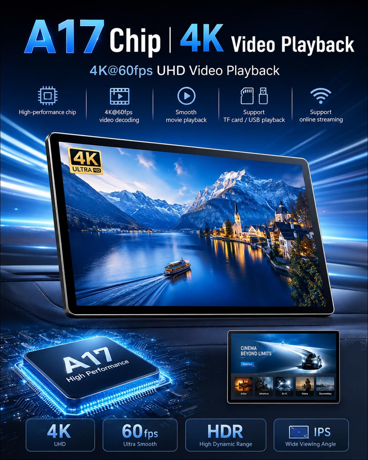 12.5-Inch Android Headrest Monitor