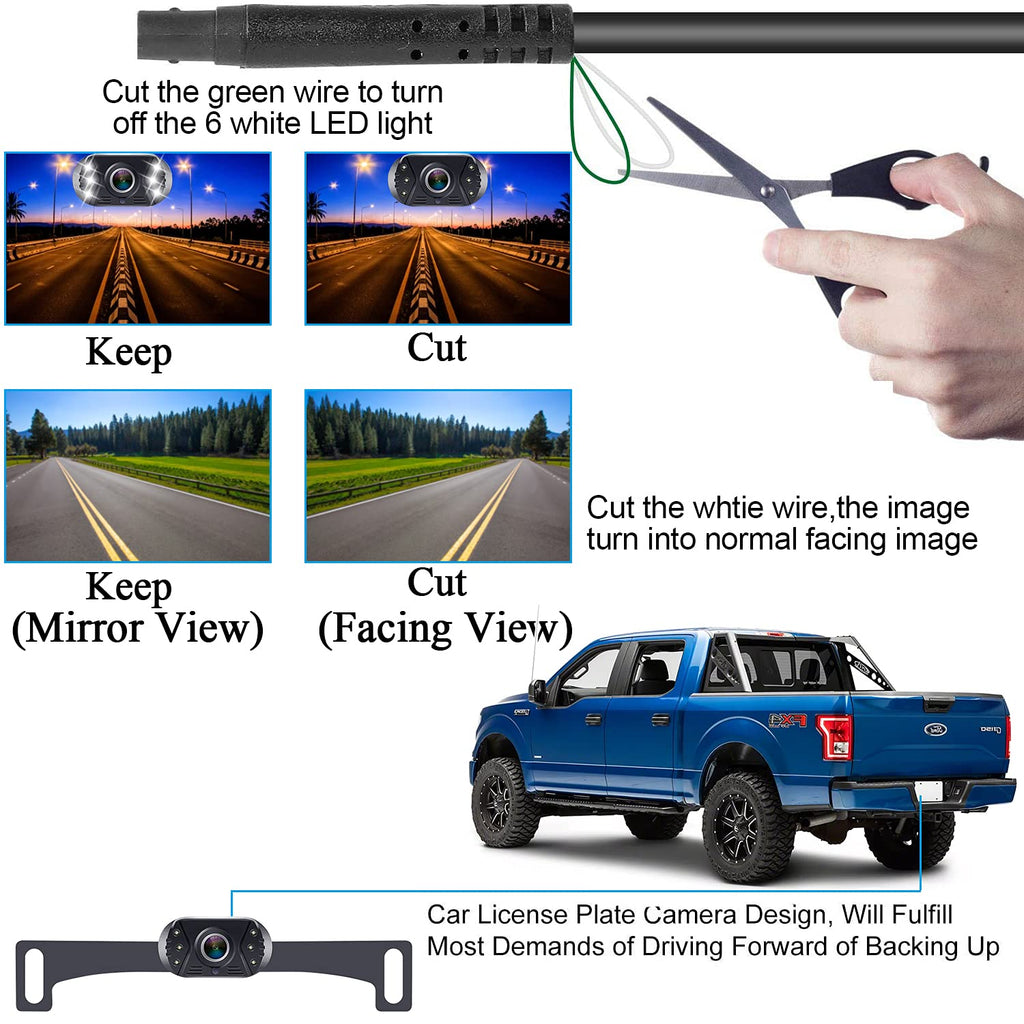 1080P Wired Backup Camera and Monitor Kit