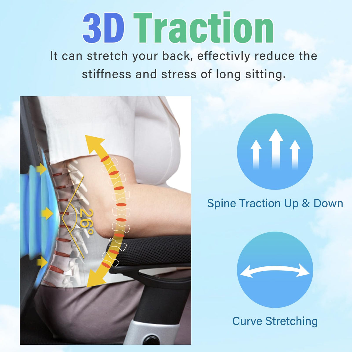 Shiatsu Back Massage Seat Cushion