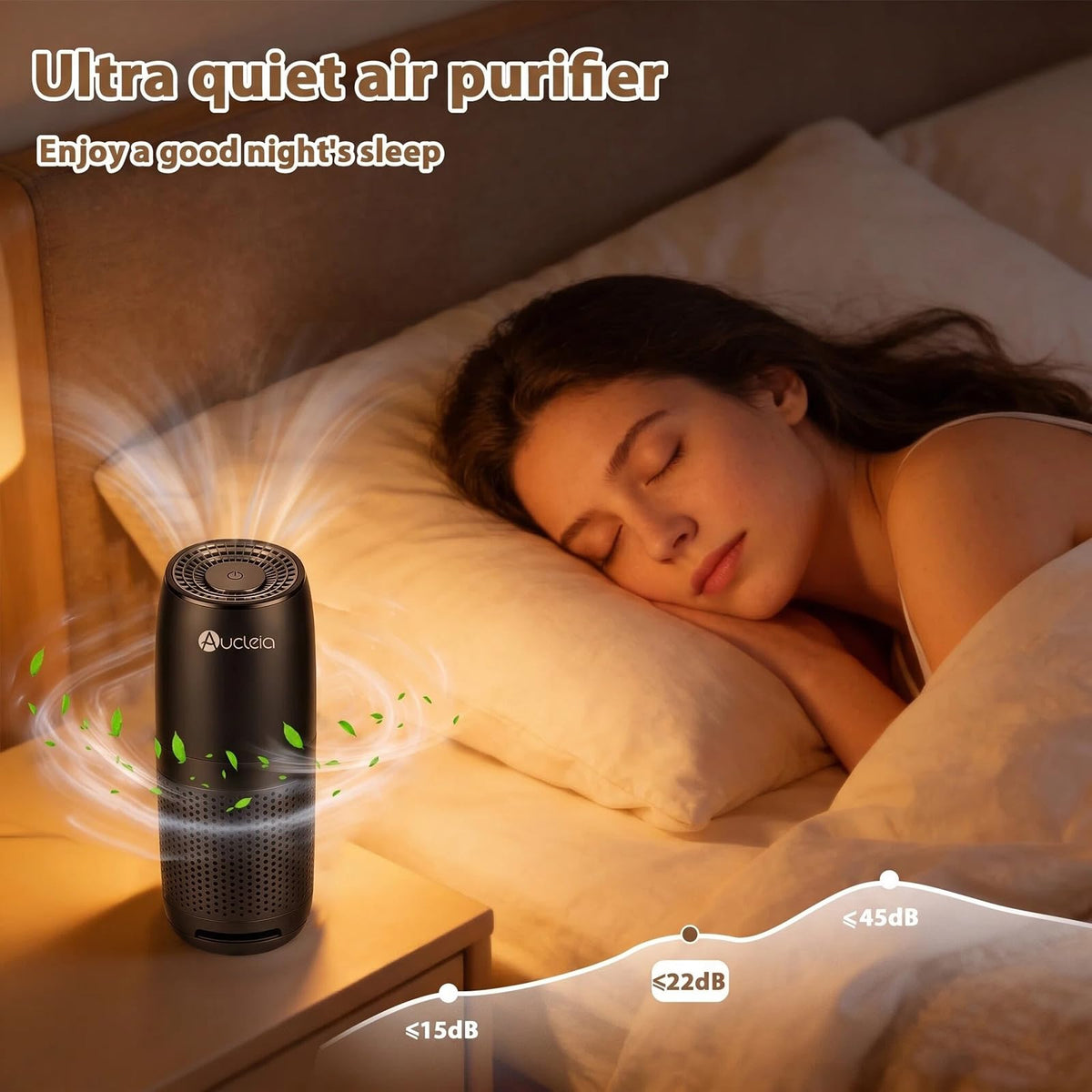 Three-Speed Mini Car Air Purifier