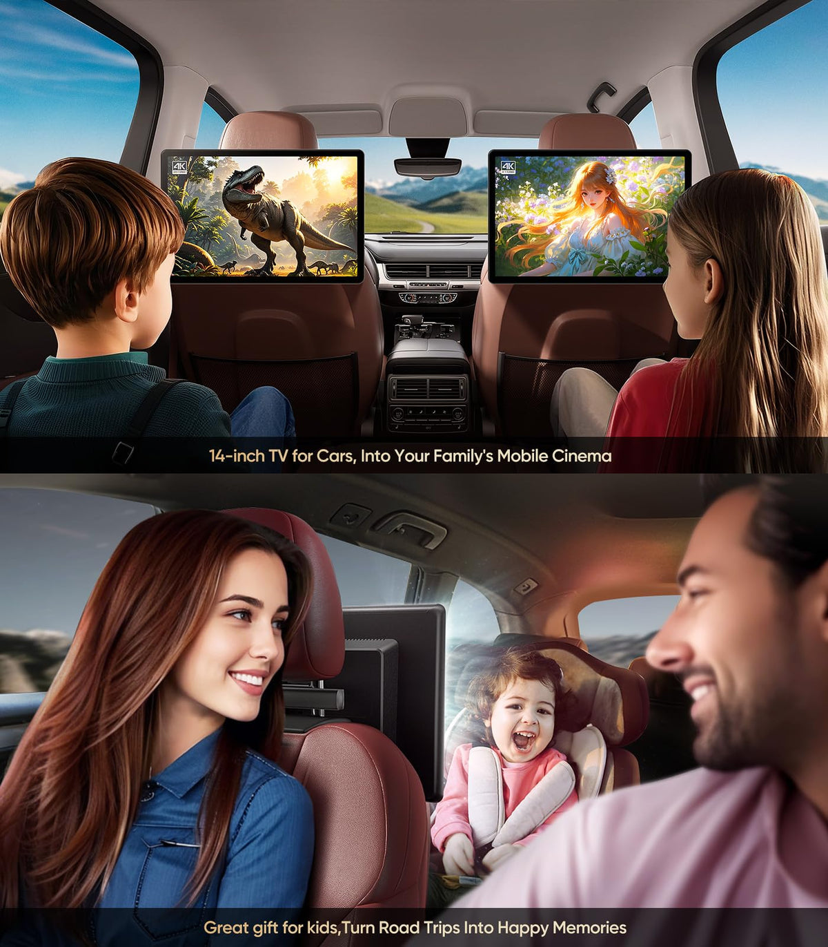 14-Inch Headrest Entertainment Screen
