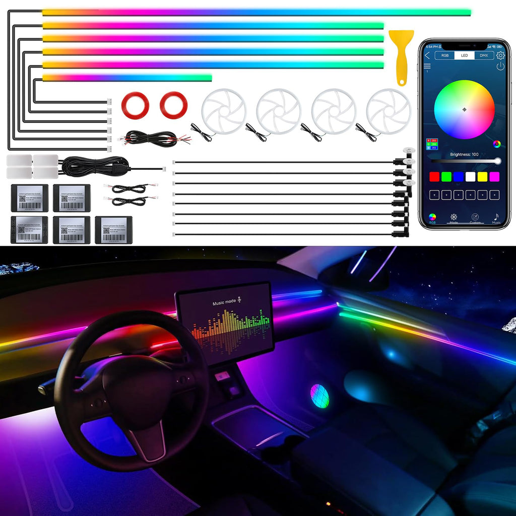 Single-Strip Acrylic Car Ambient Light