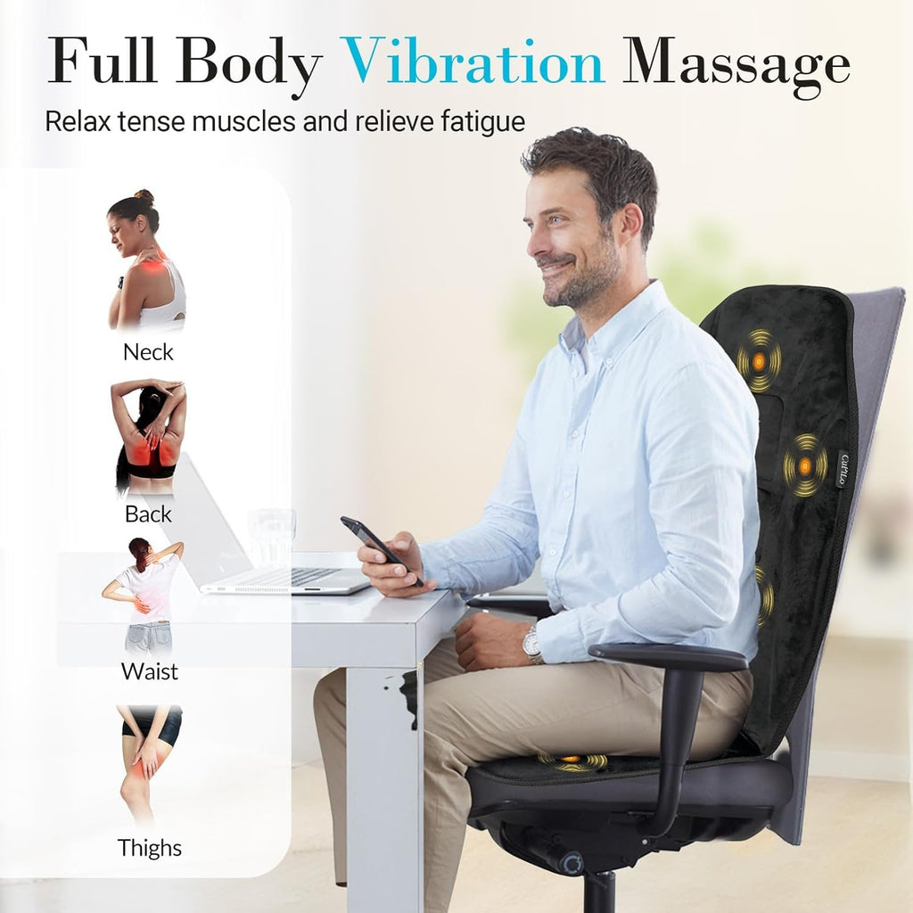 Heated Back Massage Seat Cushion