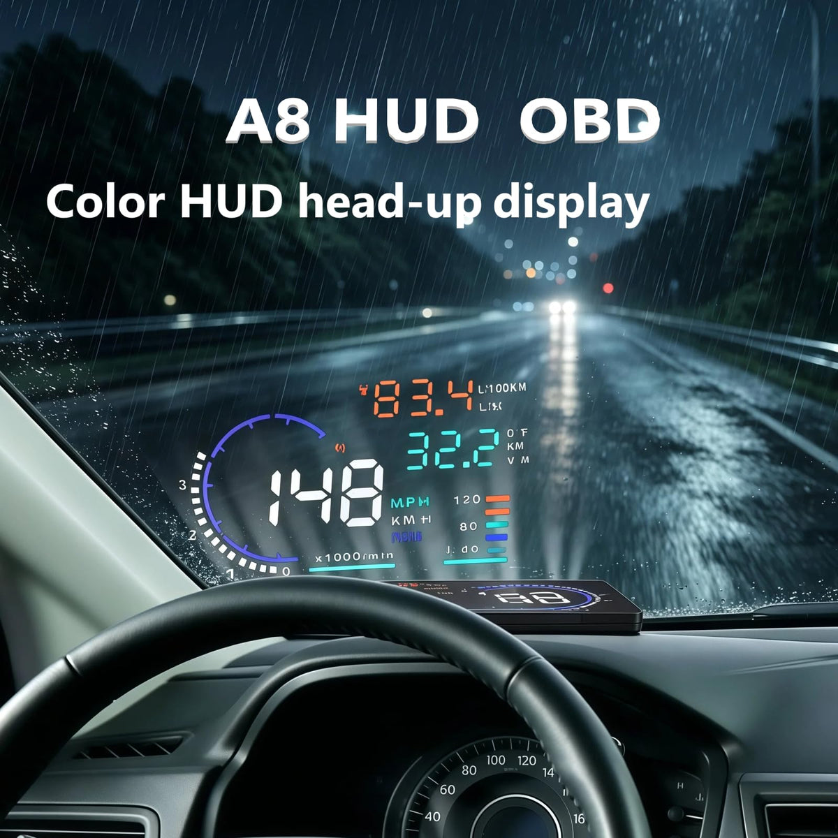 5.5-Inch OBD2 Windshield Head-Up Display