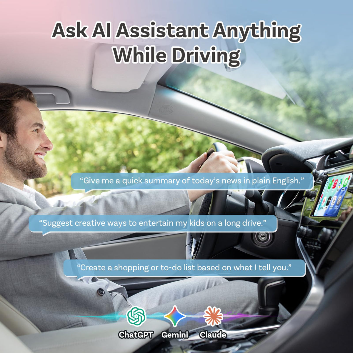 Mini Wireless CarPlay and Android Auto Adapter