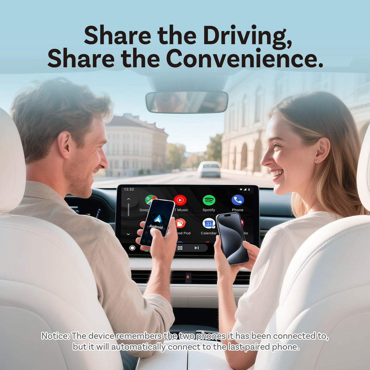 Mini Wireless CarPlay and Android Auto Adapter
