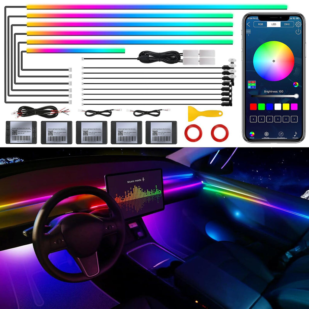 Single-Strip Acrylic Car Ambient Light