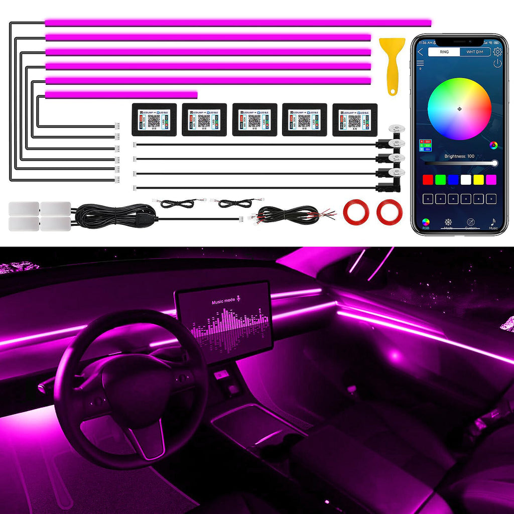 Single-Strip Acrylic Car Ambient Light