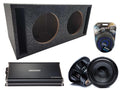 Dual 15-Inch Loaded Subwoofer Box