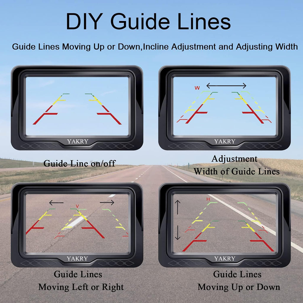 1080P Waterproof Backup Camera System