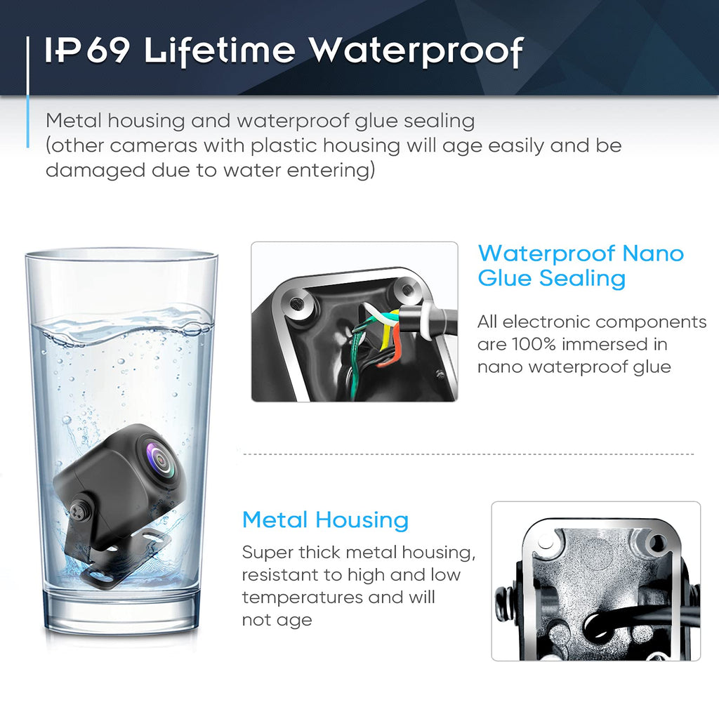 170-Degree AHD 1080P Backup Camera