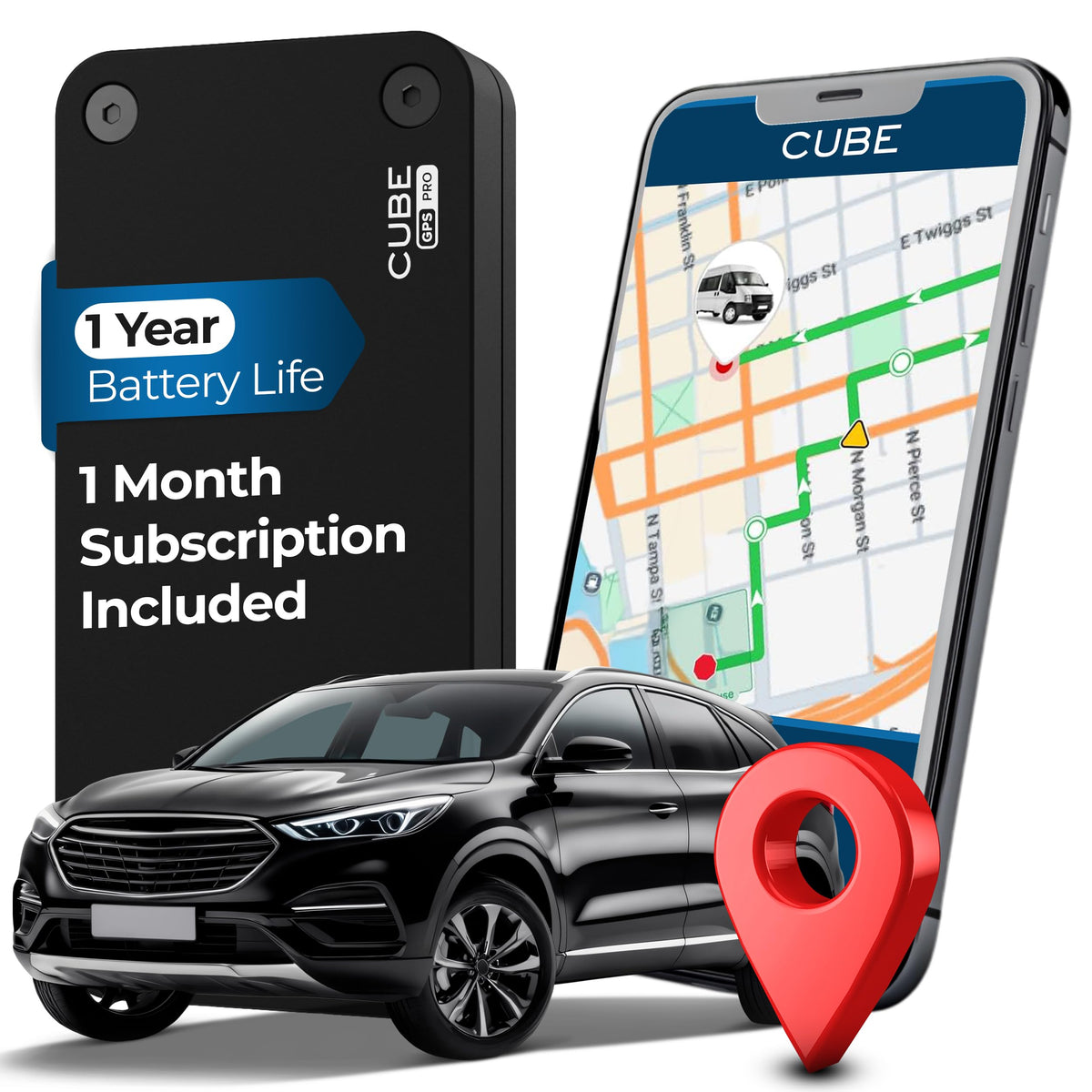 Magnetic 4G LTE Vehicle GPS Tracker