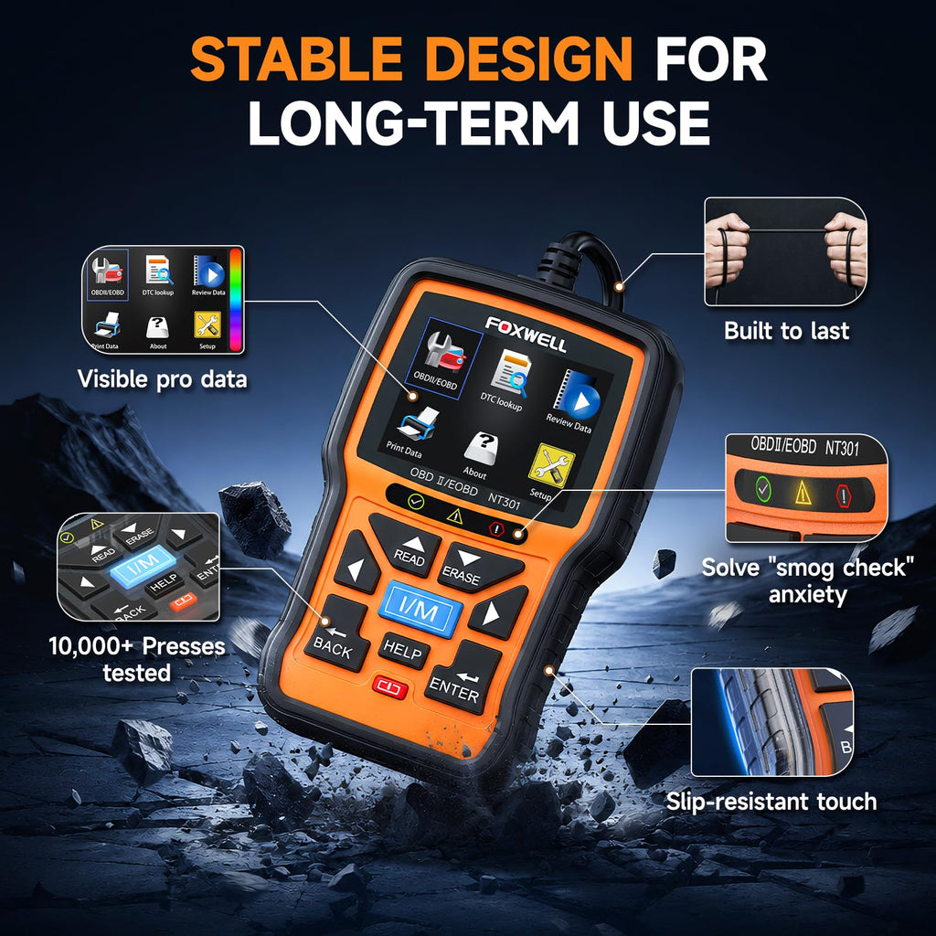 NT301 Live-Data OBD2 Code Reader