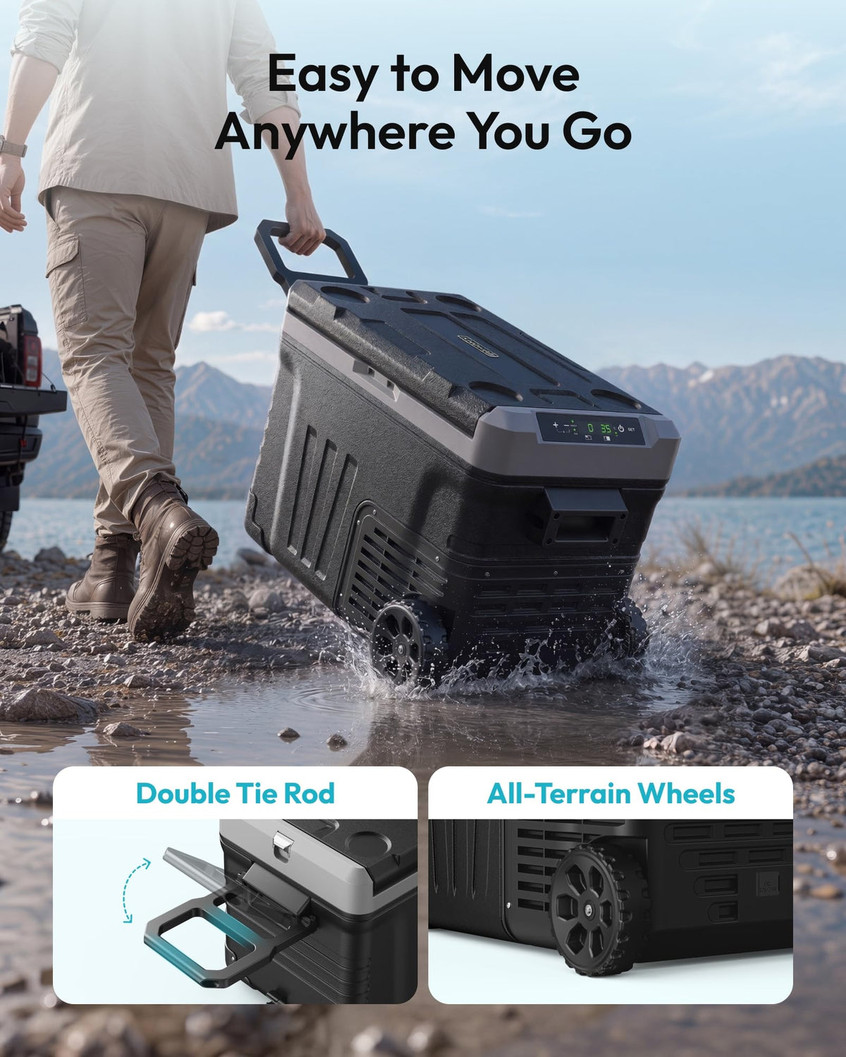 12V Portable Refrigerator and Freezer