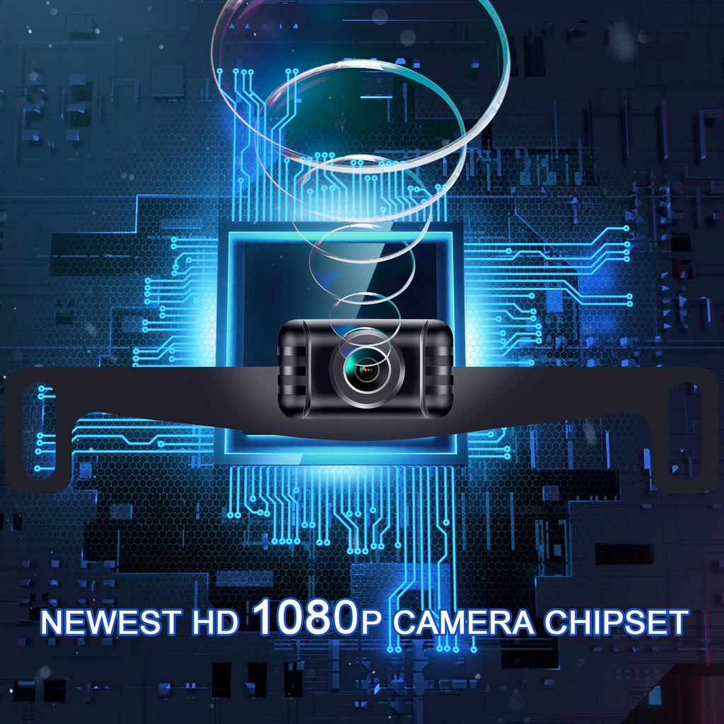 License-Plate Backup Camera System